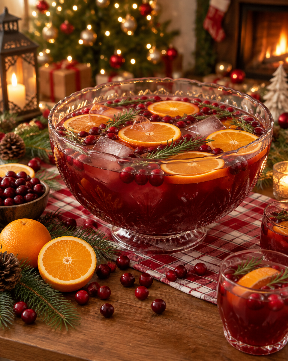 Easy Non-Alcoholic Christmas Punch Recipe