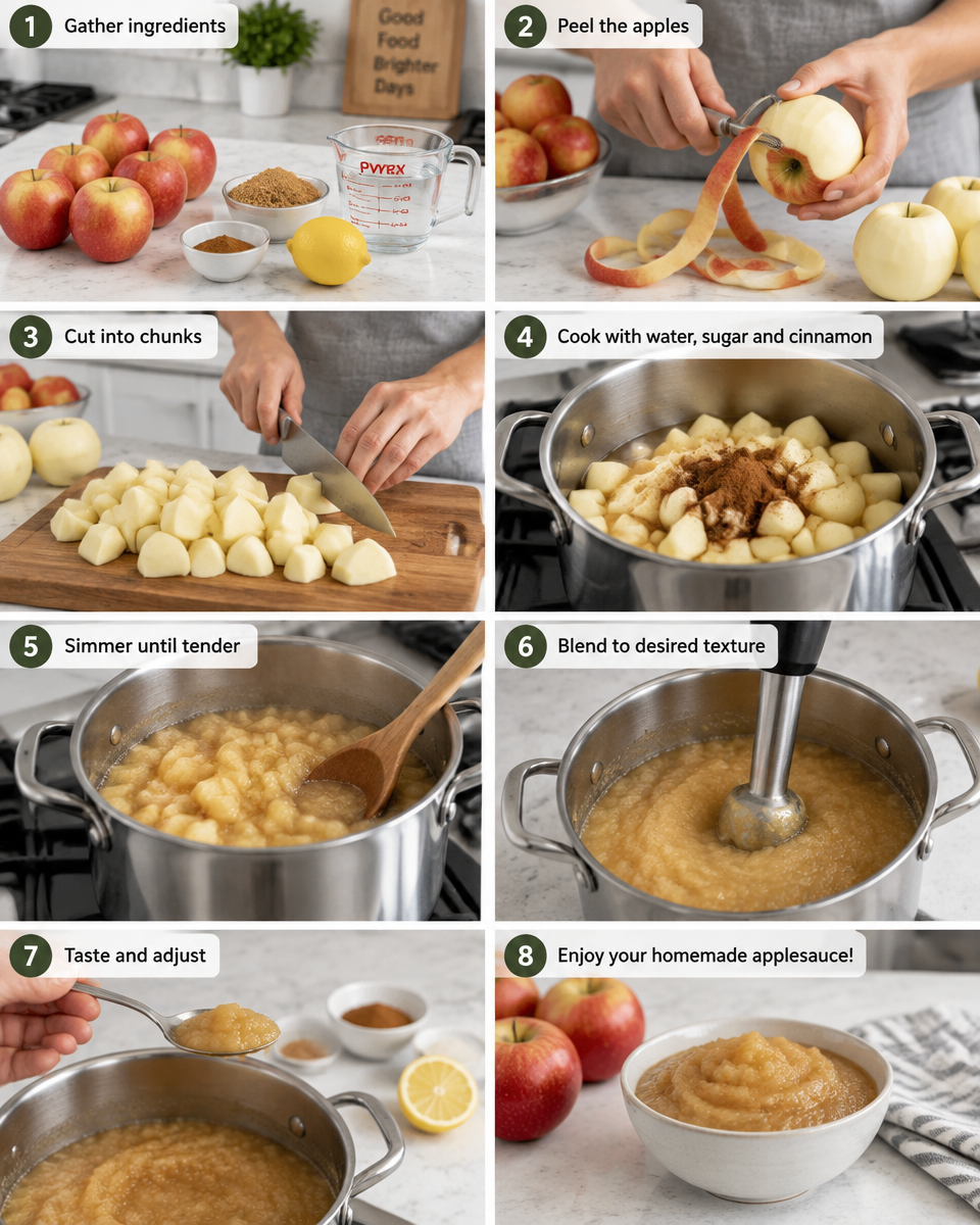 Easy Crockpot Applesauce Recipe
