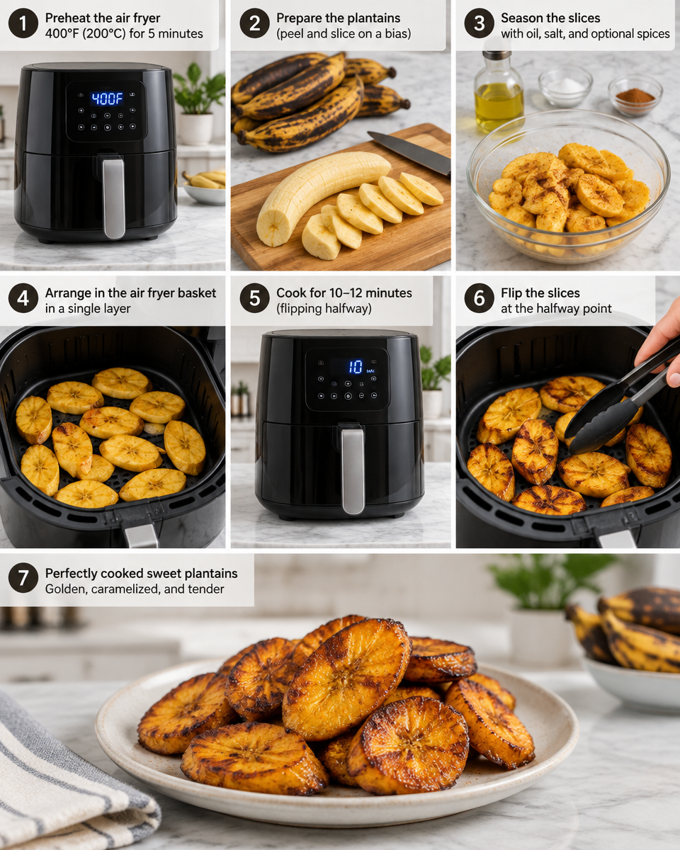 Air Fryer Sweet Plantains