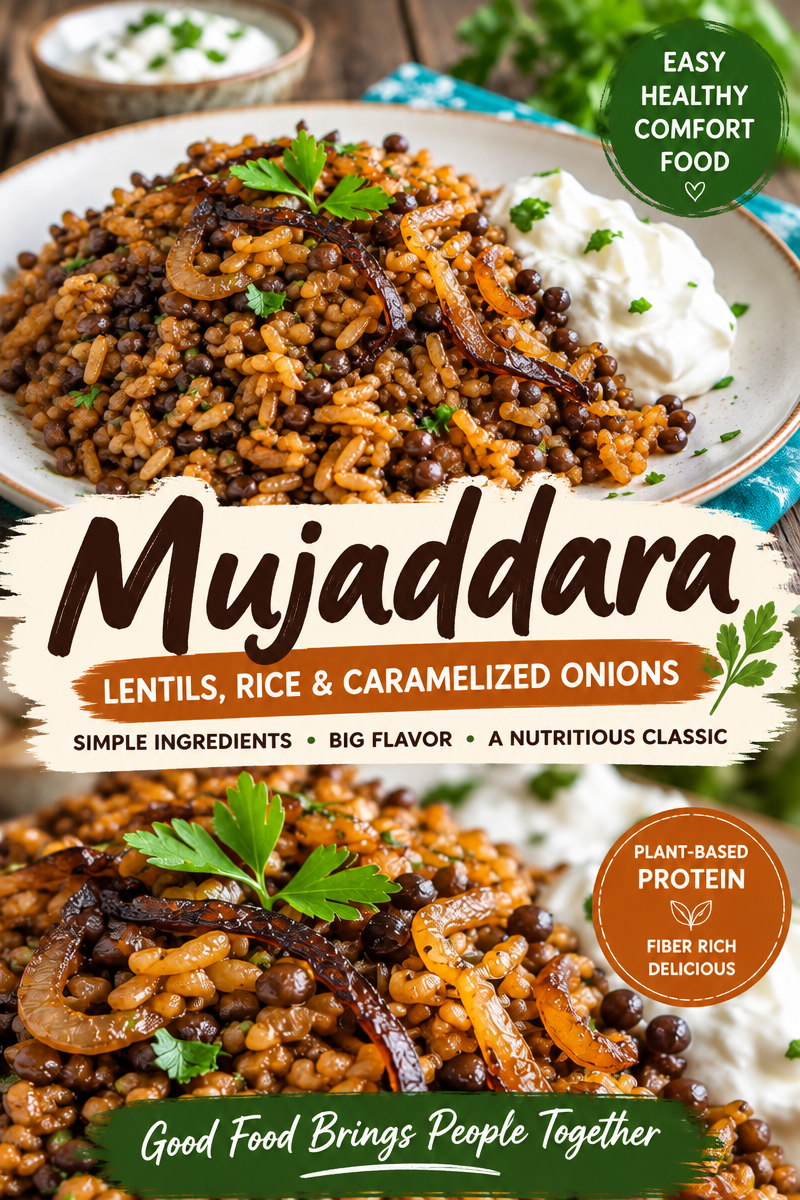 Mujadara (Lentils and Rice with Crispy Onions): A Flavorful Delight