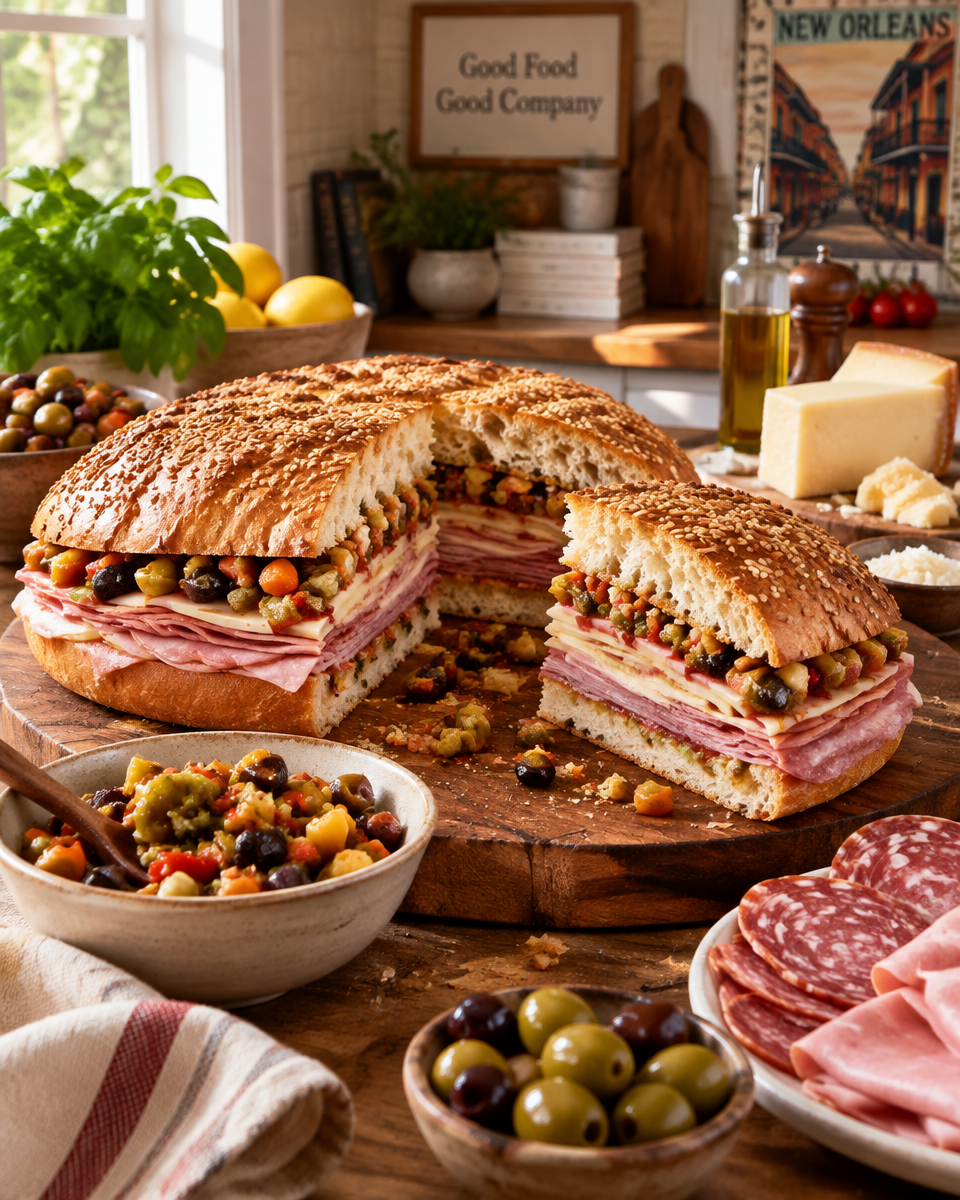 Muffuletta Sandwich Recipe