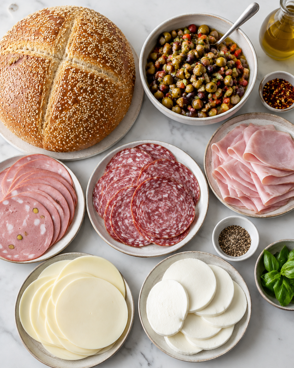 Muffuletta Sandwich Recipe