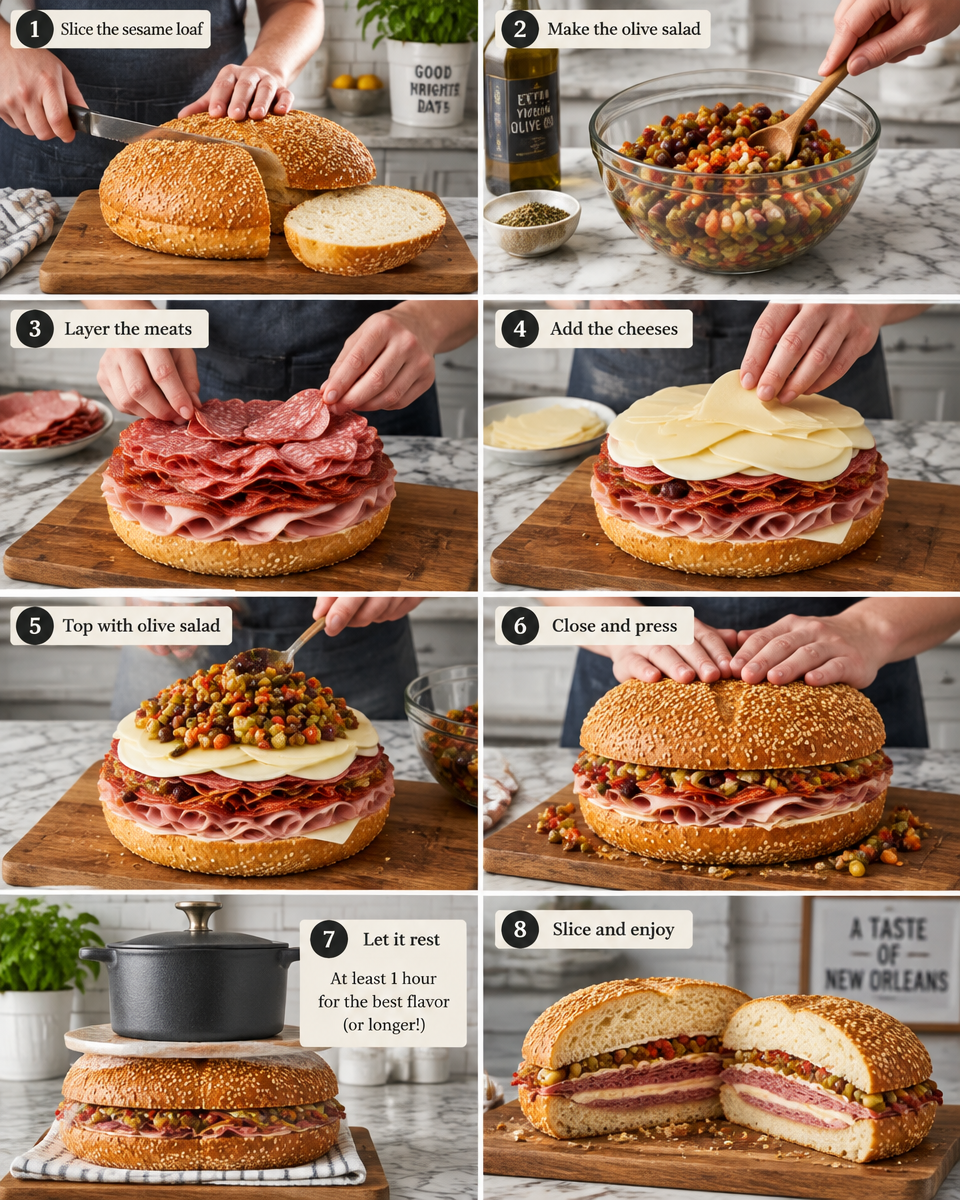 Muffuletta Sandwich Recipe