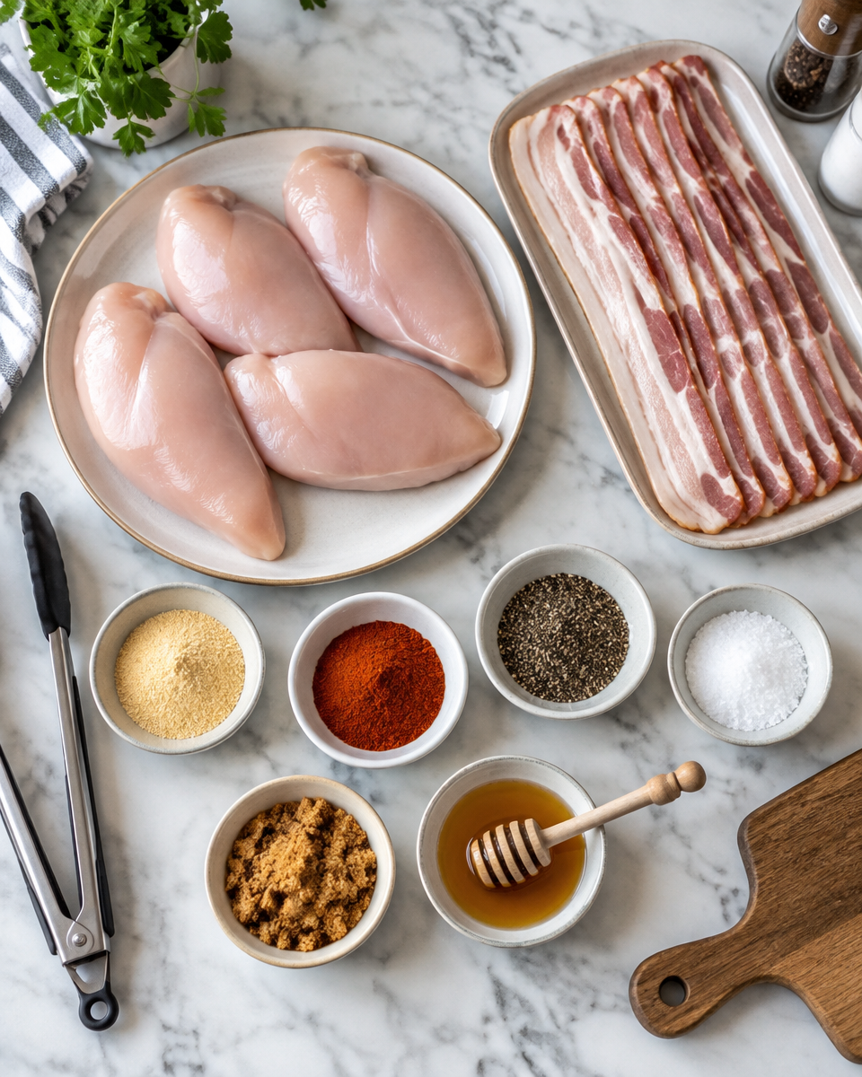 Bacon Wrapped Chicken (Juicy Oven-Baked Recipe)