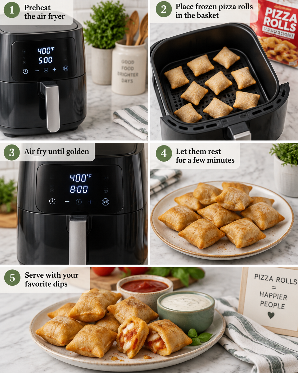 Air Fryer Pizza Rolls (Crispy in Minutes)