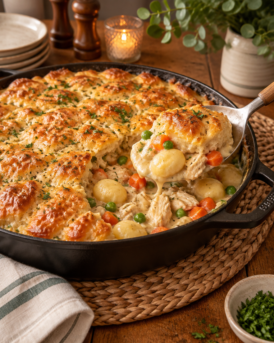 gnocchi chicken pot pie
