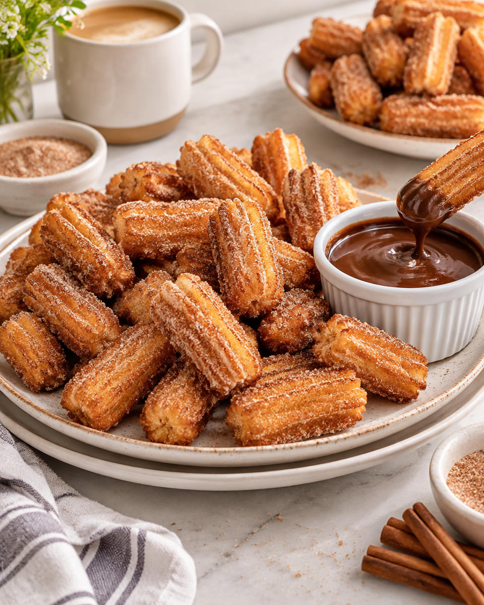 Easy Baked Churro Bites Recipe