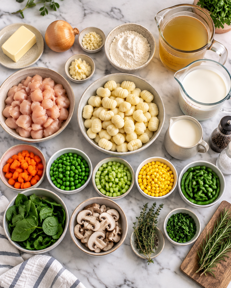 gnocchi chicken pot pie