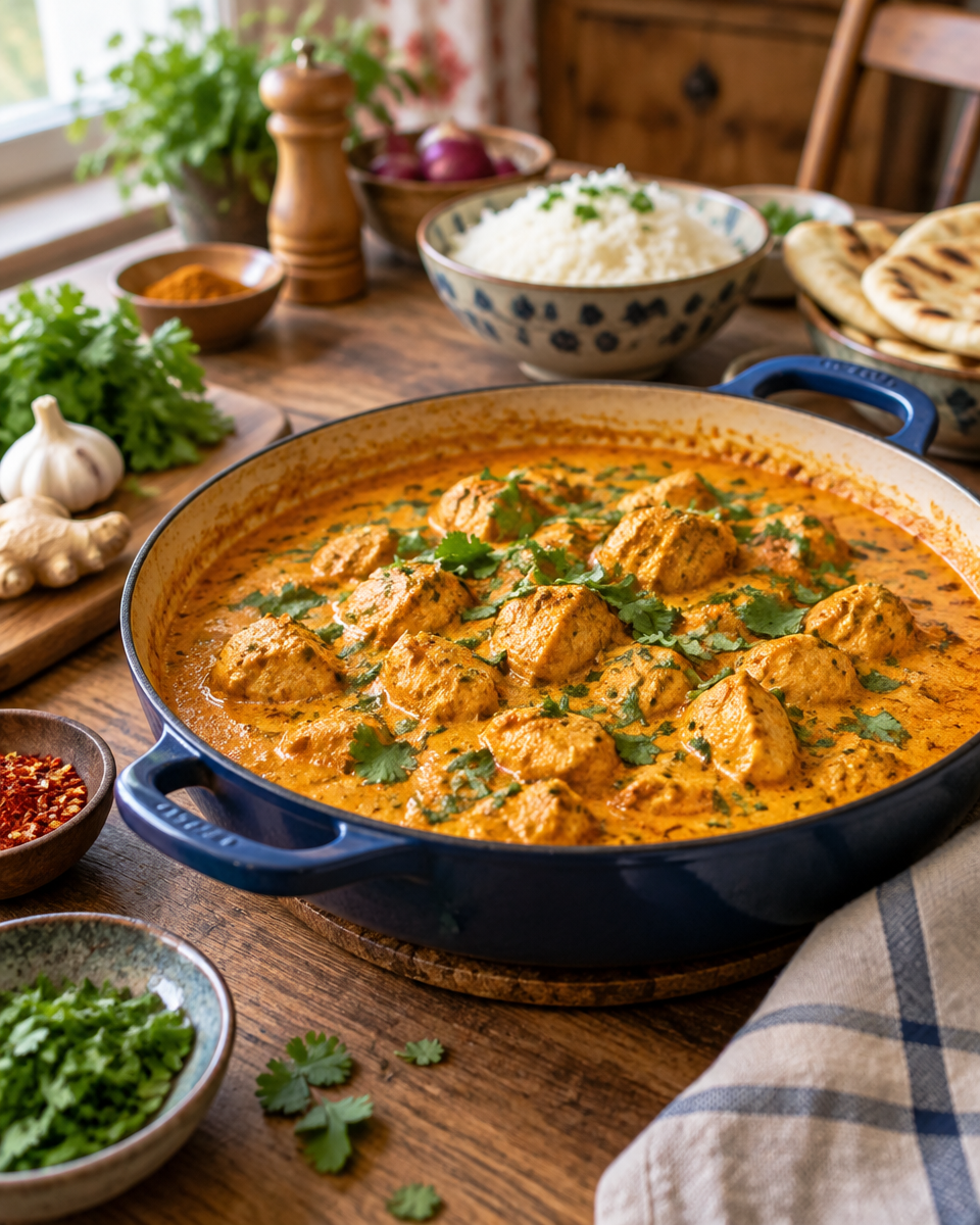 creamy chicken curry recipe