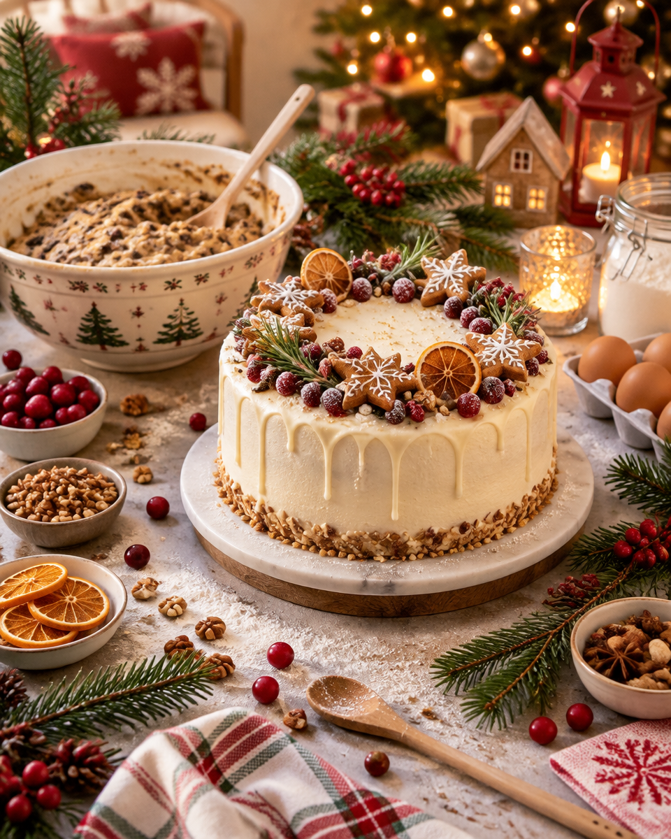 Easy Christmas Cake Recipe