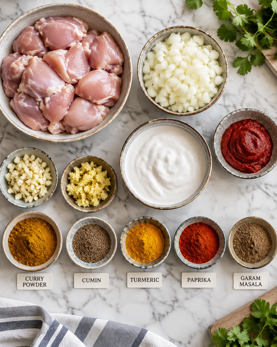 creamy chicken curry recipe