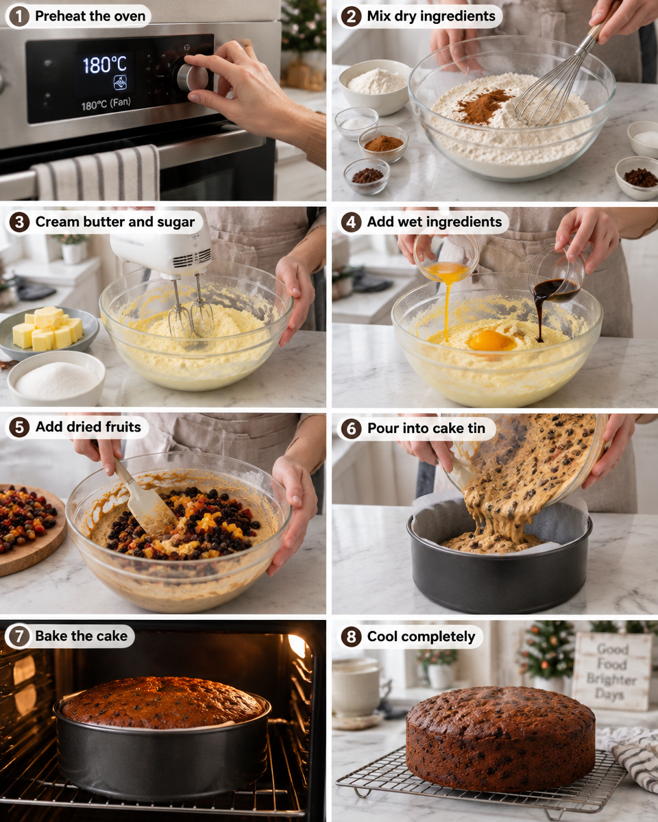 Easy Christmas Cake Recipe