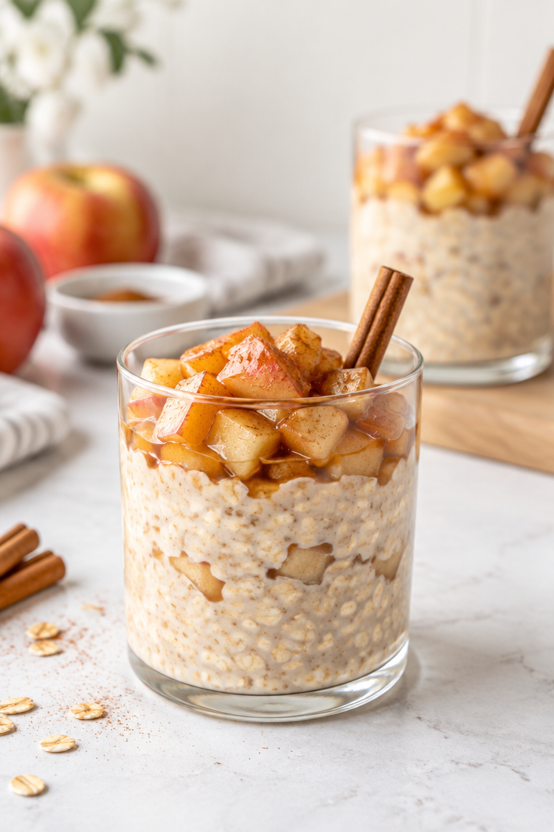 Apple Pie Overnight Oats